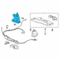 OEM 2015 Cadillac CTS Mount Bracket Diagram - 22862294