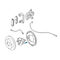 OEM 2004 Buick Regal Hub & Bearing Bolt Diagram - 18025909