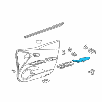 OEM 2022 Toyota Prius Prime Armrest Diagram - 74220-47010-C0