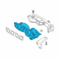 OEM 2016 Hyundai Elantra GT Exhaust Manifold Catalytic Assembly Diagram - 28510-2E000