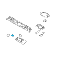 OEM Holder-SUNVISOR Diagram - 96409-JJ50A