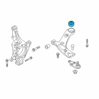 OEM 2016 Hyundai Santa Fe Sport Bush-Front Lower Arm(G) Diagram - 54584-C5000