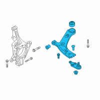 OEM 2019 Kia Sorento Arm Complete-Front Lower Diagram - 54501C6000