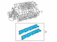 OEM 2021 Dodge Durango Gasket-Intake Manifold Diagram - 68271246AA