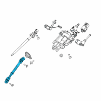 OEM 2019 Lincoln Navigator Lower Shaft Diagram - HL3Z-3B676-A