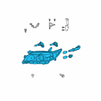 OEM 2010 Toyota Camry Composite Assembly Diagram - 81110-06520