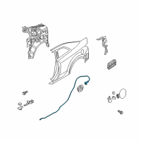 OEM 2013 Kia Forte Koup Catch & Cable Assembly-F Diagram - 815901M200