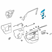 OEM 2019 Chevrolet Impala Switch Assembly Diagram - 23466880