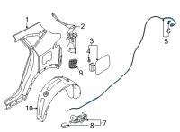 OEM 2021 Kia Seltos Catch Assembly-Fuel Fill Diagram - 81590Q5000