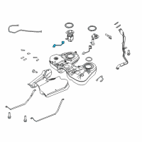 OEM 2012 Lincoln MKT Fuel Gauge Sending Unit Diagram - 8A4Z-9A299-CA