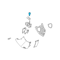 OEM Pontiac Torrent Shift Knob Diagram - 25851737