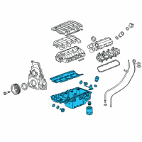 OEM 2021 Chevrolet Camaro Oil Pan Diagram - 12696684