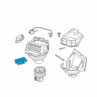 OEM BMW 740i Blower Regulator Diagram - 64-11-9-220-847