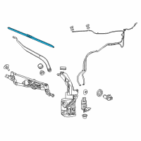 OEM 2015 Jeep Cherokee Blade-Front WIPER Diagram - 68197139AA