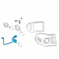OEM 2012 Toyota FJ Cruiser Socket & Wire Diagram - 81555-35380