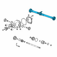 OEM 2018 Cadillac ATS Drive Shaft Diagram - 23282618