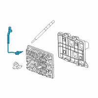 OEM Chevrolet Express 2500 Crankshaft Sensor Diagram - 55593759