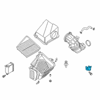 OEM 2019 Hyundai Veloster N Sensor-Air Temperature Diagram - 39340-2A600