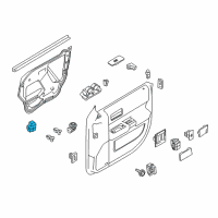 OEM 2013 Ford Flex Window Switch Diagram - DA8Z-14529-AA