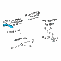 OEM 2022 Toyota Camry Exhaust Manifold Diagram - 17140-0P140