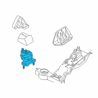 OEM 2001 Chrysler Concorde Support-Engine Support Diagram - 4593285AB