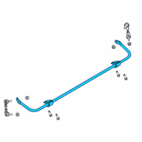 OEM 2020 Ford Explorer Stabilizer Bar Diagram - LB5Z-5A772-B