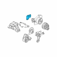 OEM 2007 Chevrolet Cobalt Adapter-Trans Mount Diagram - 25827450