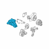 OEM 2010 Chevrolet Cobalt Front Mount Diagram - 25974058