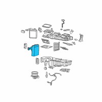 OEM 2012 Chevrolet Colorado Evaporator Asm, A/C Diagram - 89018984