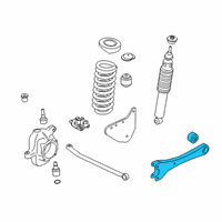 OEM 2019 Ford F-350 Super Duty Radius Arm Diagram - HC3Z-3A360-C