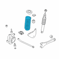 OEM 2009 Ford F-350 Super Duty Coil Spring Diagram - 5C3Z-5310-CA