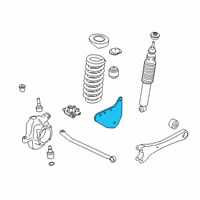 OEM 2017 Ford F-250 Super Duty Mount Bracket Diagram - LC3Z-3B095-A