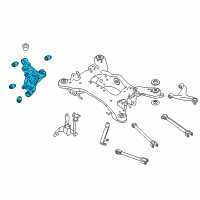 OEM 2015 Infiniti Q70 Housing Assy-Rear Axle, RH Diagram - 43018-5CA0A