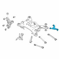 OEM 2015 Infiniti Q50 Rear Left Suspension Arm Assembly Diagram - 55502-1MA0C