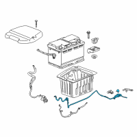 OEM 2010 Saturn Outlook Positive Cable Diagram - 20940436