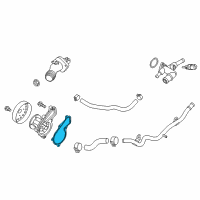 OEM 2016 Hyundai Elantra GT Gasket-Water Pump Diagram - 25124-2E000