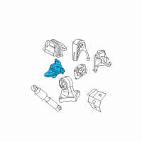 OEM 2001 Chrysler Sebring Engine Mount Bracket Diagram - 4573763AB