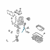 OEM 2001 Ford Explorer Sport Tube Assembly Diagram - F77Z-6754-ED