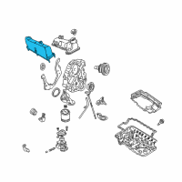 OEM 2002 Ford Explorer Sport Valve Cover Diagram - F77Z-6582-BE