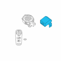 OEM 2008 Infiniti QX56 Keyless Entry-Control Module Diagram - 28595-9FD0A