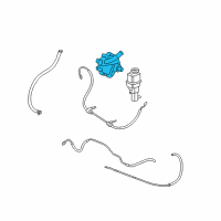 OEM 2010 Chrysler Sebring Power Steering Pump Diagram - 4766044AA