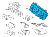 OEM Kia Carnival Control Assembly-Heater Diagram - 97250R0300