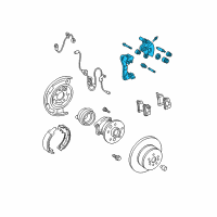 OEM 2003 Toyota Camry Caliper Diagram - 47750-06090