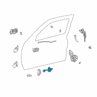 OEM 2001 Toyota Tacoma Check Arm Diagram - 68620-04010