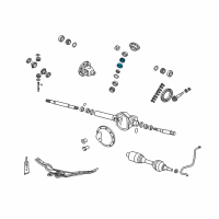 OEM 2003 Dodge Ram 1500 Bearing Kit-Drive PINION Diagram - 5072498AA