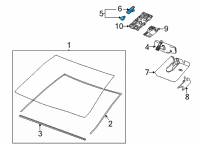 OEM 2021 Buick Envision Sensor Diagram - 84748631