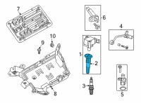 OEM Cadillac CT4 Boot Diagram - 55511557