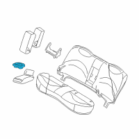 OEM 2004 Mercury Grand Marquis Cup Holder Diagram - 3W3Z-5413562-AAC