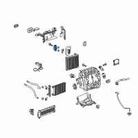 OEM 2019 Toyota C-HR Expansion Valve Diagram - 88515-F4020