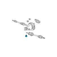 OEM 1997 Lincoln Mark VIII Differential Assembly Lower Insulator Diagram - F3SZ-4B431-B